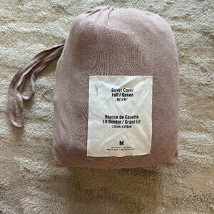 Urban Outfitters T Shirt Jersey Blush / Purple Full/Queen Duvet